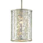 Подвесной светильник в форме цилиндра Speckled Mirror Plates варинант исполнения - 2 | Loft Concept в Сочи