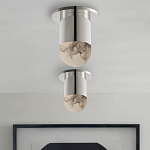 Потолочный светильник светодиодный с плафоном из натурального камня Purgatory варинант исполнения - 4 | Loft Concept в Сочи