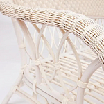 Комплект уличной мебели из ротанга Eloise белый варинант исполнения - 4 | Loft Concept в Сочи