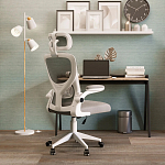 Кресло для компьютерного стола Easement Grey&White варинант исполнения - 10 | Loft Concept в Сочи