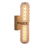 Бра с факутрным стеклянным плафоном Шампань Sonora варинант исполнения - 1 | Loft Concept в Сочи