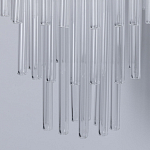 Бра с круглым основанием и длинными прозрачныи стеклянными трубками Nembus варинант исполнения - 7 | Loft Concept в Сочи