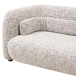 Дизайнерский двухместный диван с мягкими спинкой и подлокотниками бежевый Madelaine Sofa Beige варинант исполнения - 5 | Loft Concept в Сочи