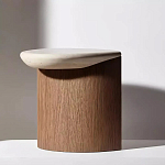 Дизайнерский журнальный стол полукруглой формы Pokun варинант исполнения - 2 | Loft Concept в Сочи