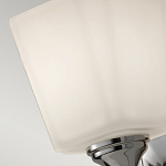 Бра для ванных комнат с белым матовым плафоном квадратной формы на основании цвета хром Feiss варинант исполнения - 5 | Loft Concept в Сочи