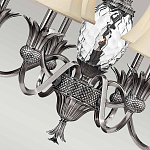 Люстра с 7-ю кремовыми текстильными абажурами Hinkley варинант исполнения - 6 | Loft Concept в Сочи