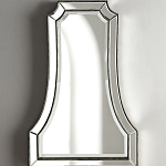 Зеркало в серебристой фигурной раме Silver Reflection варинант исполнения - 3 | Loft Concept в Сочи