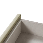 Консоль прямоугольная на золотом каркасе с 2-мя ящиками Warwick варинант исполнения - 1 | Loft Concept в Сочи