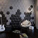 Гипсовая 3D панель с принтографией PM-30 варинант исполнения - 7 | Loft Concept в Сочи