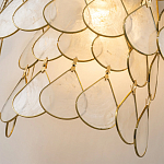 Бра с декором из натуральной морской ракушки Iridescent Light варинант исполнения - 2 | Loft Concept в Сочи