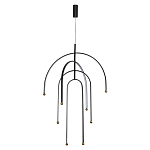 Люстра подвесная с дугообразными изогнутыми элементами Luke Lampco Tracer Lamp варинант исполнения - 2 | Loft Concept в Сочи