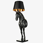 Horse Statue Floor Lamp Большой светильник Черная Лошадь варинант исполнения - 6 | Loft Concept в Сочи