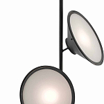 Торшер черный с 2-мя большими лампами Black Diffusers варинант исполнения - 1 | Loft Concept в Сочи