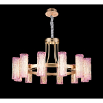 Люстра круглая с текстурными цилиндрическими плафонами Glimpse варинант исполнения - 4 | Loft Concept в Сочи