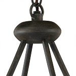 Люстра круглая с литыми стеклянными дисками Olympe Glass Chandelier варинант исполнения - 3 | Loft Concept в Сочи