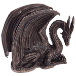 Декоративная статуэтка Дракон Dark Bronze Winged Dragon Statuette варинант исполнения - 1 | Loft Concept в Сочи