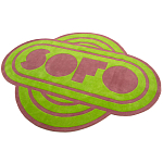 Дизайнерский ковер зеленый Poltronova Sofo Verosa Rug варинант исполнения - 2 | Loft Concept в Сочи