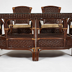 Комплект обеденный из ротанга Eloise grand варинант исполнения - 11 | Loft Concept в Сочи