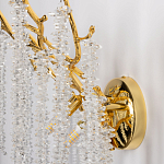 Бра золотого цвета с ветвями и хрустальными подвесками FAIRYTREE Light варинант исполнения - 7 | Loft Concept в Сочи