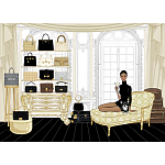 Megan Hess The Bag варинант исполнения - 2 | Loft Concept в Сочи