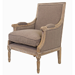 Кресло William Classical Armchair brown flax варинант исполнения - 3 | Loft Concept в Сочи