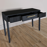 Элегантная Консоль Primo с выдвижным ящиком Черный дуб варинант исполнения - 6 | Loft Concept в Сочи