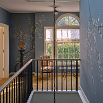 Обои ручная роспись Nara Original colourway on Summer Sky slub silk варинант исполнения - 2 | Loft Concept в Сочи