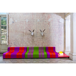 Дизайнерское кресло зеленое Poltronova Sofo Verosa Green Pink Armchair варинант исполнения - 6 | Loft Concept в Сочи