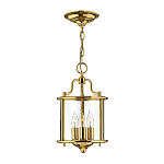 Подвесной светильник с прозрачным стеклянным цилиндрическим плафоном в классическом стиле на цепи Hinkley варинант исполнения - 13 | Loft Concept в Сочи