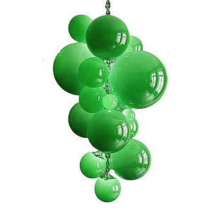 Люстра Grape Balls Зеленое стекло 