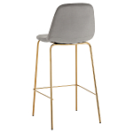 Барный стул на золотистых ножках VENDRAMIN Grey варинант исполнения - 4 | Loft Concept в Сочи