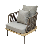 Кресло уличное серое Street Comfort  варинант исполнения - 1 | Loft Concept в Сочи