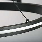 Люстра подвесная светодиодная в виде волнообразной ленты Ribbon Vortex варинант исполнения - 9 | Loft Concept в Сочи