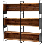 Стеллаж Coste Industrial Oak Rack варинант исполнения - 1 | Loft Concept в Сочи