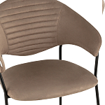 Коричневый стул с обивкой из искусственной замши Alexis варинант исполнения - 6 | Loft Concept в Сочи