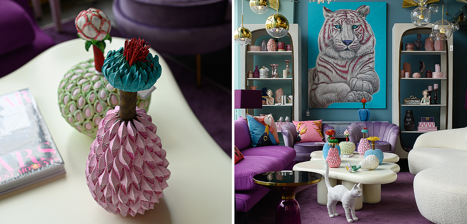 Статуэтка тропический фрукт Tropical Fruit purple - Loft-Concept в Сочи