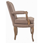 Кресло Aubrey Classical Armchair brown flax варинант исполнения - 1 | Loft Concept в Сочи