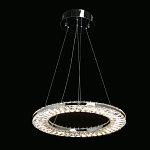Люстра круглая с прозрачной хрустальной рамкой Maude Crystal Light варинант исполнения - 3 | Loft Concept в Сочи