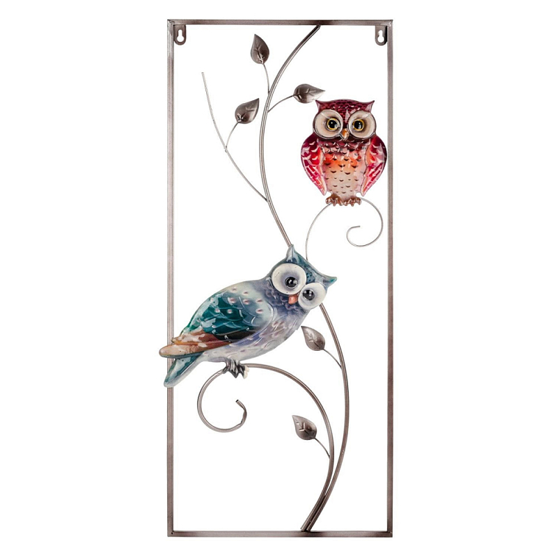 Аксессуар настенный из металла Blank Space Owls Мульти в Сочи | Loft Concept 