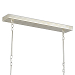 Люстра серебряная из пересекающихся прямоугольных элементов Intersecting Rectangles варинант исполнения - 3 | Loft Concept в Сочи