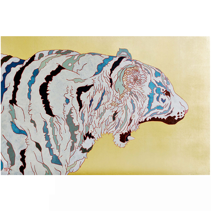Картина белый Тигр White Predatory Tiger Мульти Картина белый Тигр White Predatory Tiger Мульти в Сочи | Loft Concept
