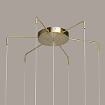 Люстра с 7-ю плафонами из прозрачного стекла в форме шара Orb Cascade  варинант исполнения - 13 | Loft Concept в Сочи