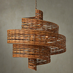 Люстра фактурная в виде спирали Enveloping Art варинант исполнения - 4 | Loft Concept в Сочи