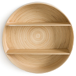 Полка настенная из бамбука Zenara варинант исполнения - 1 | Loft Concept в Сочи