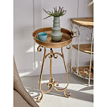 Столик приставной на фигурном подножии Magnificent Century варинант исполнения - 5 | Loft Concept в Сочи