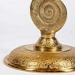 Кофейный стол из металла с круглой столешницей Table Gold Metal варинант исполнения - 3 | Loft Concept в Сочи