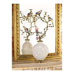 Подсвечник с декором из птиц на ветвях Birds of Paradise варинант исполнения - 4 | Loft Concept в Сочи