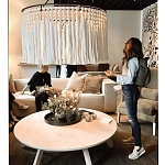 Люстра белая плетеная с кисточками Boho Tassel Chandelier варинант исполнения - 2 | Loft Concept в Сочи