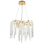 Люстра с декором в виде ветвей с хрустальными подвесками Fairytree Gold Crystal Chandelier 6 варинант исполнения - 2 | Loft Concept в Сочи