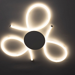 Люстра белого цвета с тремя изогнутыми светодиоидными плафонами Luke Lampco Tracer Lamp варинант исполнения - 2 | Loft Concept в Сочи